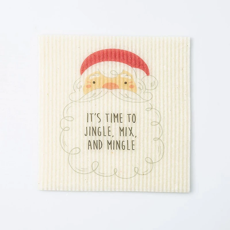 Harman Christmas 'Time To Jingle' Reusable Sponge Cloth