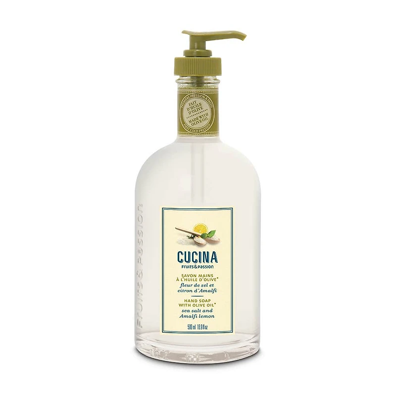 Fruits & Passion Cucina 'Sea Salt & Amalfi Lemon' Hand Soap 500ml