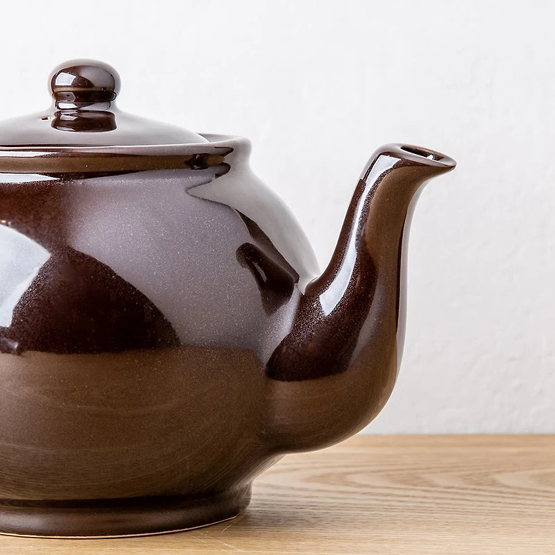 Price & Kensington Rockingham Stoneware Teapot 6-Cup (Brown Betty)