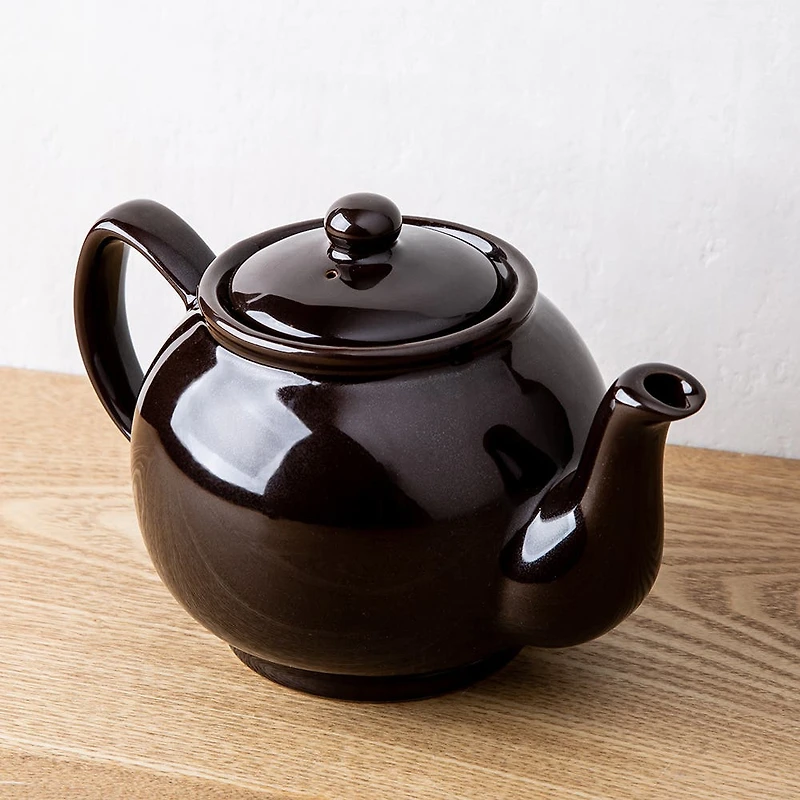 Price & Kensington Rockingham Stoneware Teapot 6-Cup (Brown Betty)
