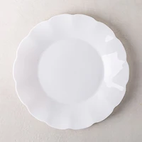 KSP Opal 'Petal' Glass Dinner Plate