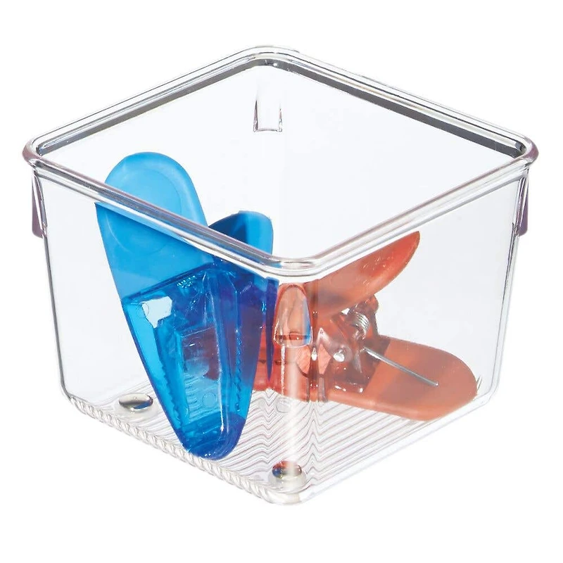 iDesign Linus Drawer Organizer Grand Bin Square 4x4"