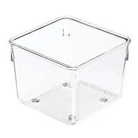 iDesign Linus Drawer Organizer Grand Bin Square 4x4"