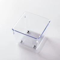 iDesign Linus Drawer Organizer Grand Bin Square 4x4"