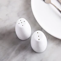 A La Carte 'Essentials' Porcelain Salt &  Pepper - Set of 2 (White)