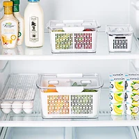 KSP Fridgestor Produce Keeper - Set of 3 (White)