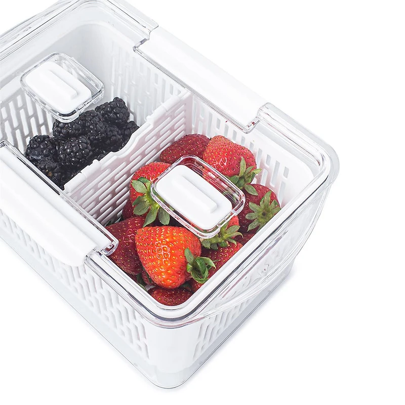 KSP Fridgestor Produce Keeper - Set of 3 (White)