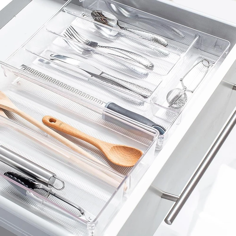 iDesign Linus Drawer Organizer Cutlery Tray 11x14"