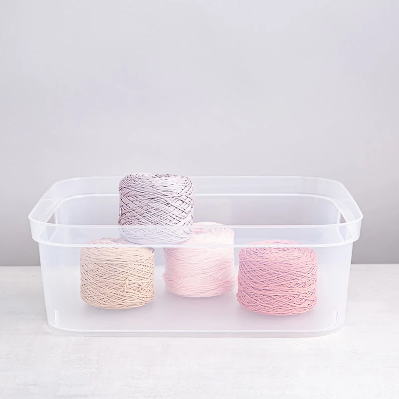 Sterilite Organize 'Short' Plastic Storage Bin (Clear) 15x12.25x5.25"