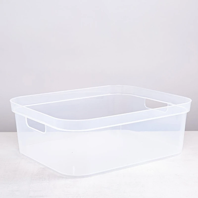 Sterilite Organize 'Short' Plastic Storage Bin (Clear) 15x12.25x5.25"