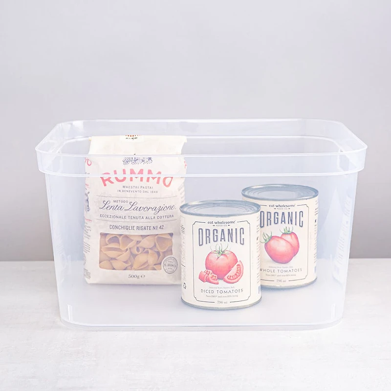 Sterilite Organize 'Tall' Plastic Storage Bin (Clear) 15x12.24x8.25"