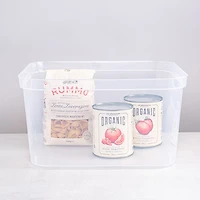 Sterilite Organize 'Tall' Plastic Storage Bin (Clear) 15x12.24x8.25"