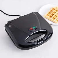 Hauz Living Non-Stick Waffle Maker (Black)