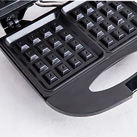 Hauz Living Non-Stick Waffle Maker (Black)