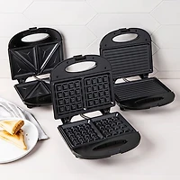 Hauz Living Non-Stick Waffle Maker (Black)