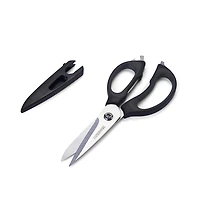 Farberware '4-In-1' Multi Purpose Scissors with Sleeve (Black)
