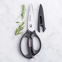 Farberware '4-In-1' Multi Purpose Scissors with Sleeve (Black)
