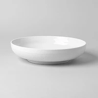 A La Carte 'Diamond' Porcelain Serving Bowl 11.5" (White)