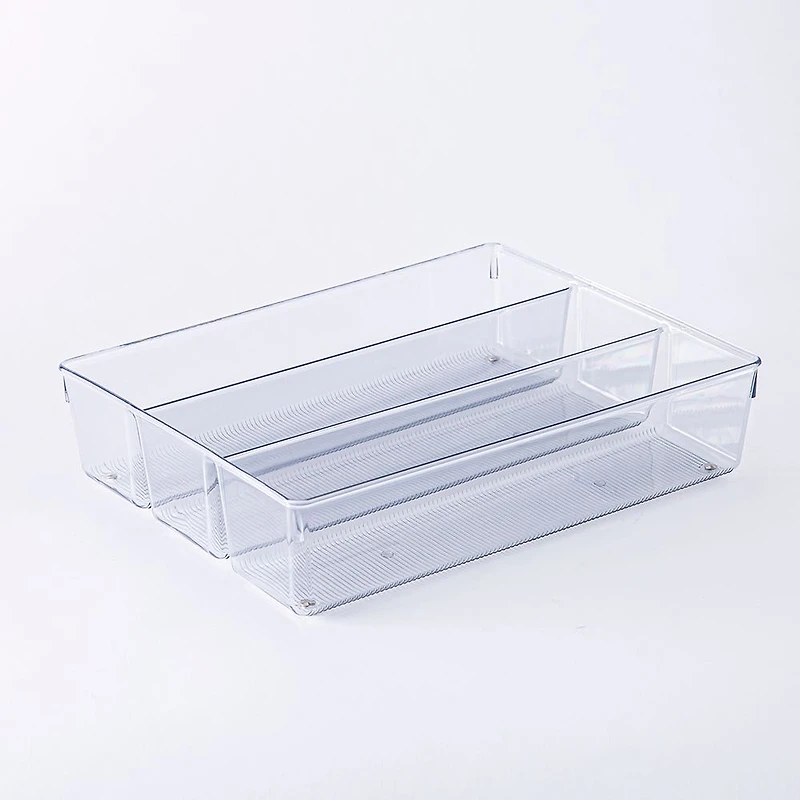 iDesign Linus Drawer Organizer Grand Bin Utensil 10.5x14"