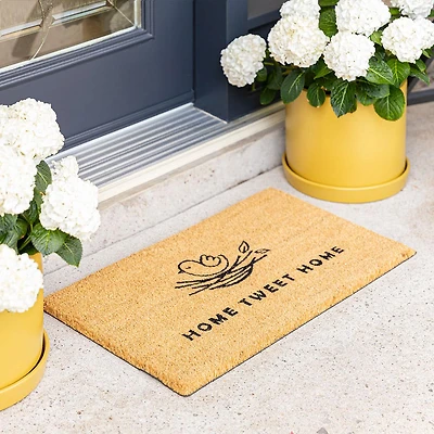 KSP Summer 'Home Tweet Home' Coir Doormat