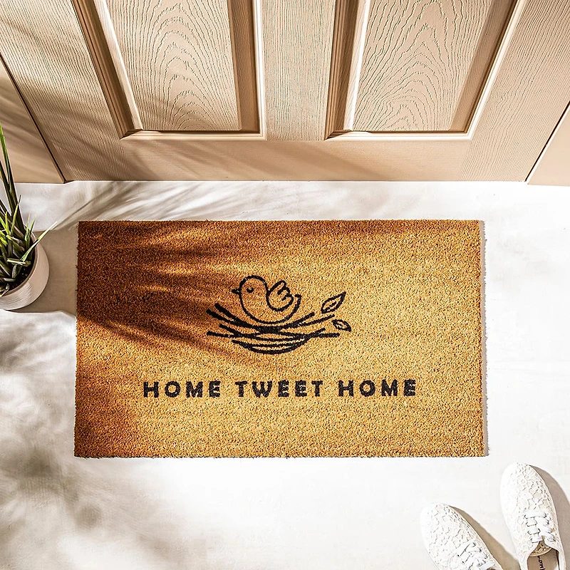 KSP Summer 'Home Tweet Home' Coir Doormat