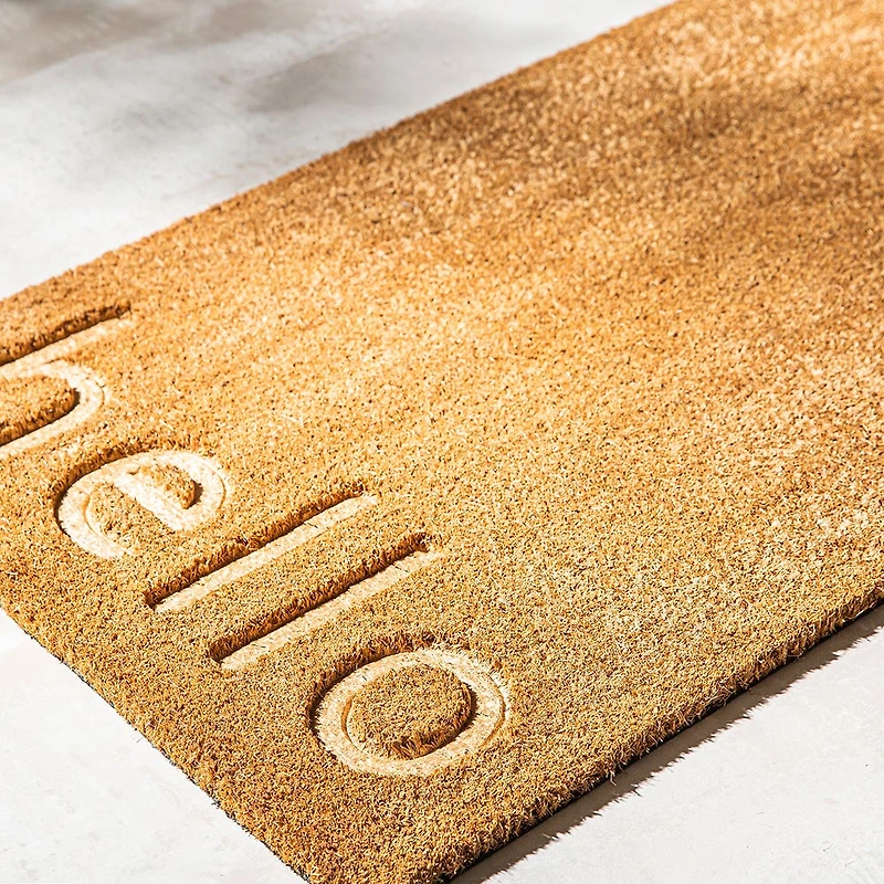 KSP Casual 'Hello Embossed' Coir Doormat