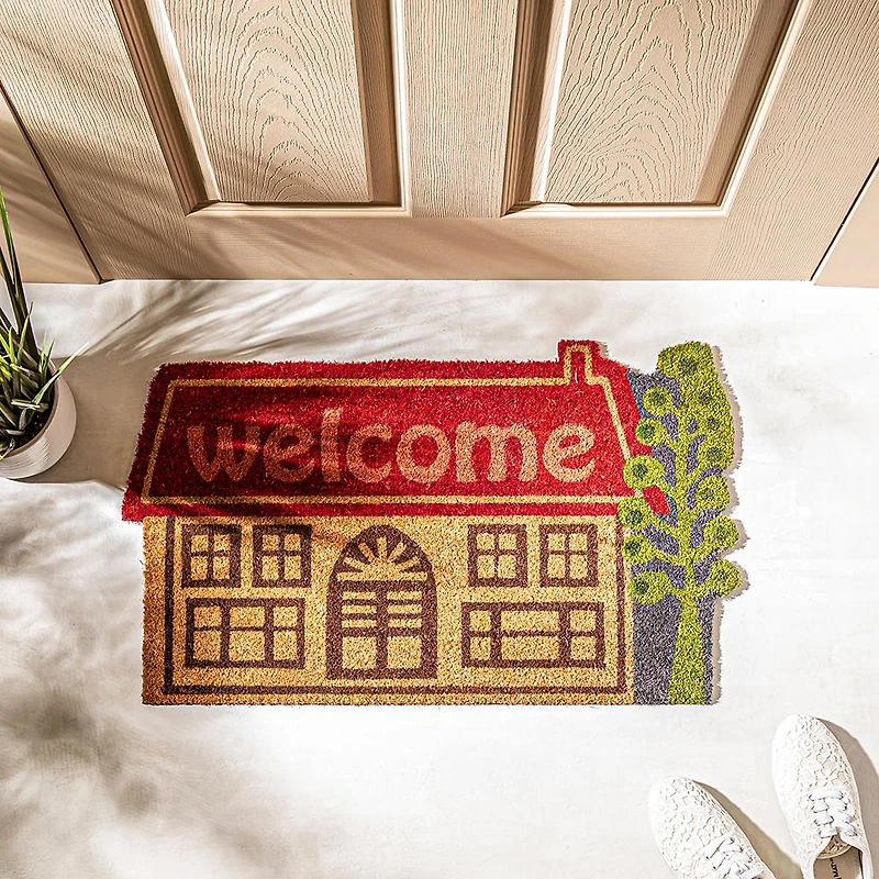 KSP Casual 'House' Coir Doormat