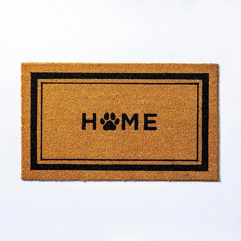 KSP Summer Coir 'Pawprint' Coir Doormat