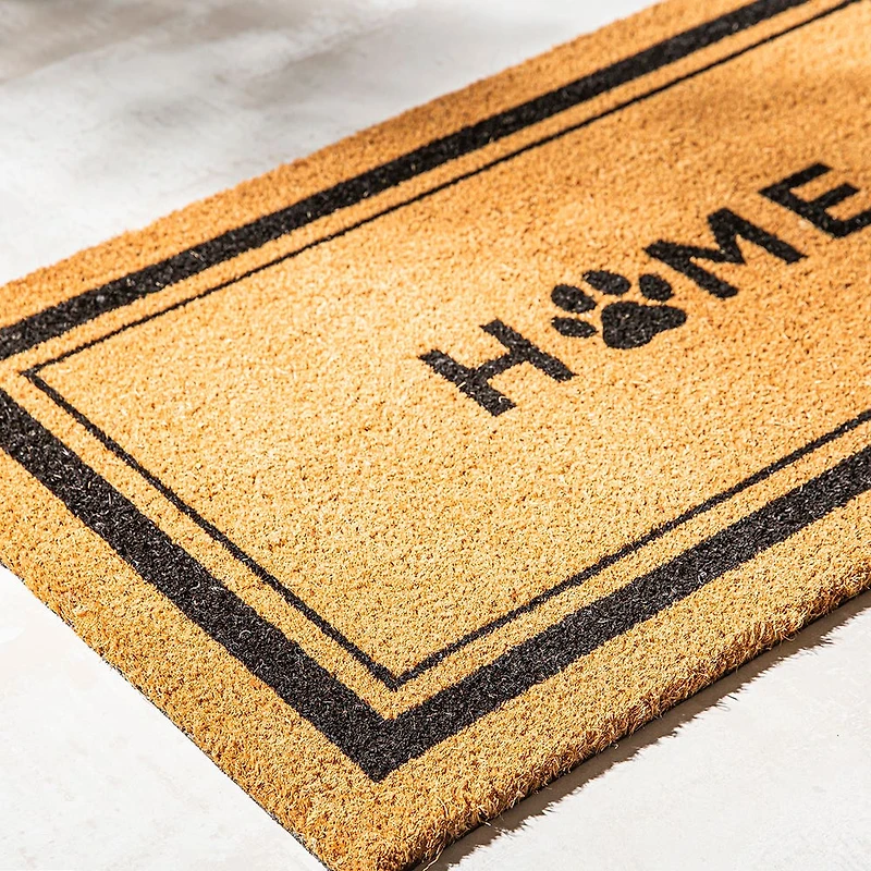 KSP Summer Coir 'Pawprint' Coir Doormat