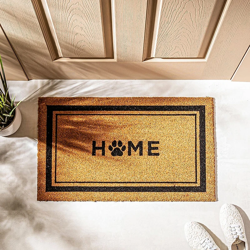 KSP Summer Coir 'Pawprint' Coir Doormat