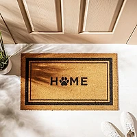 KSP Summer Coir 'Pawprint' Coir Doormat
