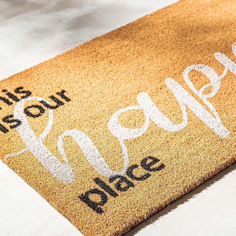 KSP Casual 'Happy Place' Coir Doormat