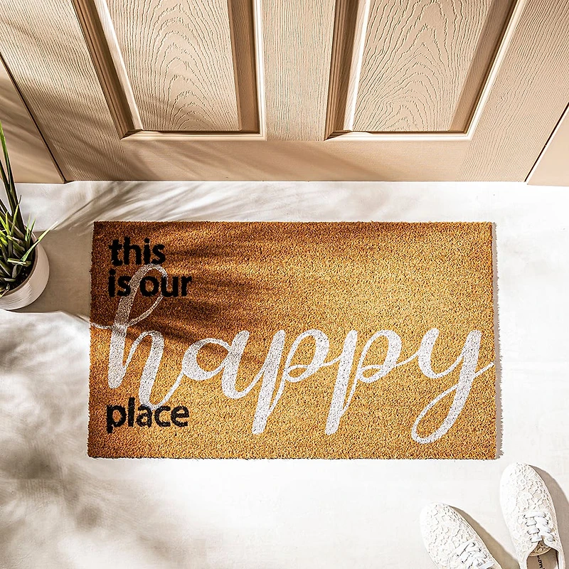 KSP Casual 'Happy Place' Coir Doormat