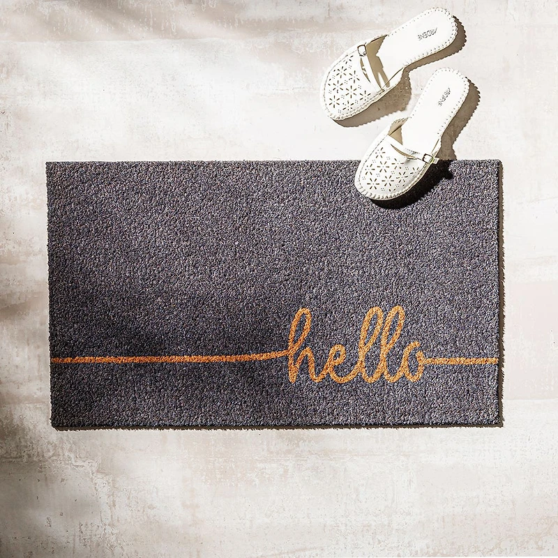KSP Casual 'Hello Line' Coir Doormat