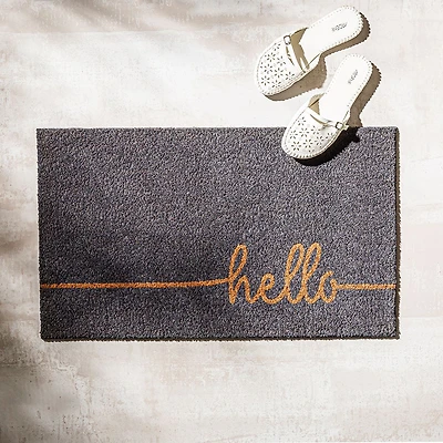 KSP Casual 'Hello Line' Coir Doormat