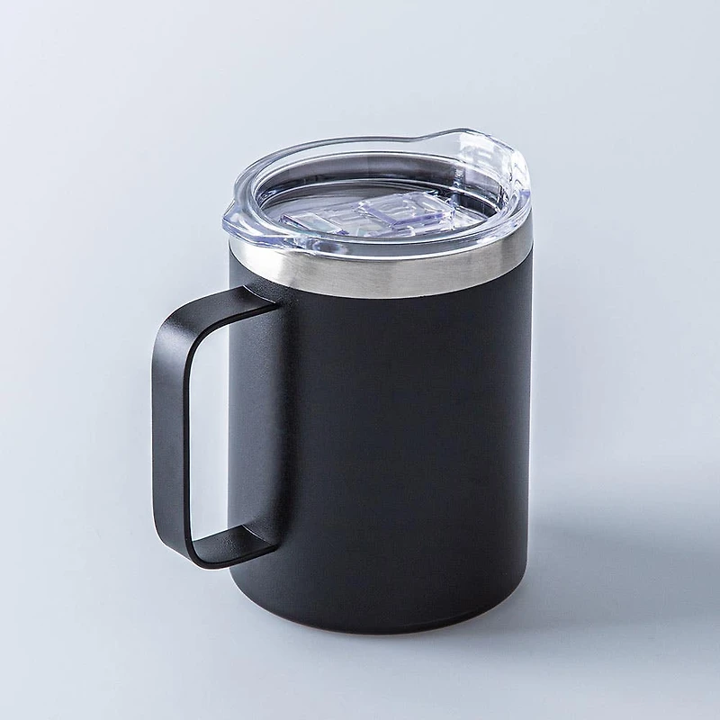 KSP Java Double Wall Desk Mug 12oz. (Black)