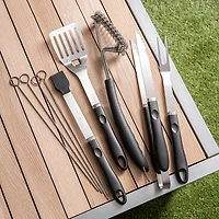 KSP Gourmet BBQ Tools with Zippered Case - Set of 10