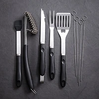 KSP Gourmet BBQ Tools with Zippered Case - Set of 10
