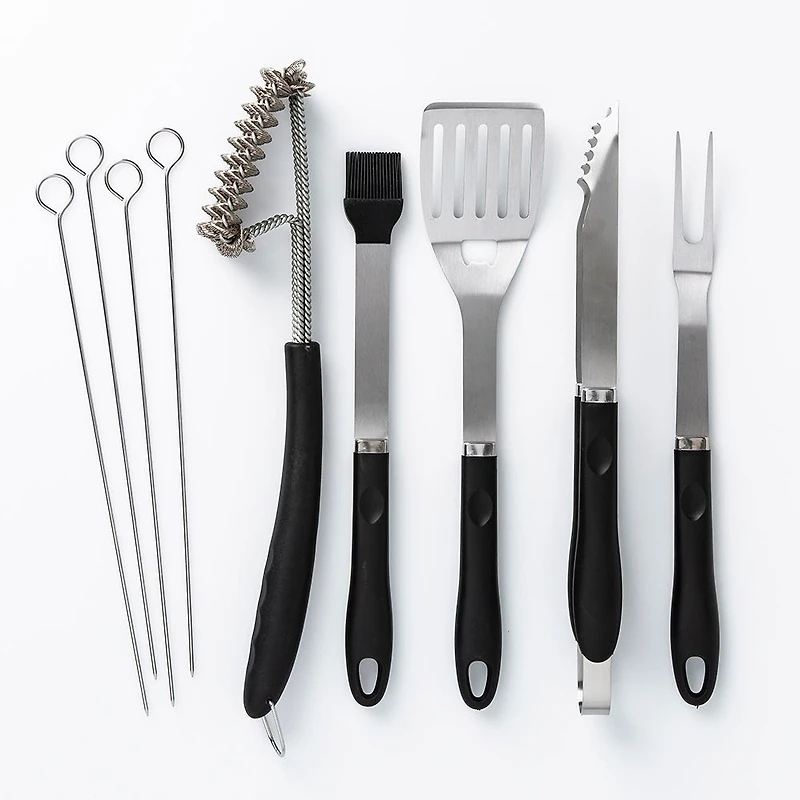 KSP Gourmet BBQ Tools with Zippered Case - Set of 10