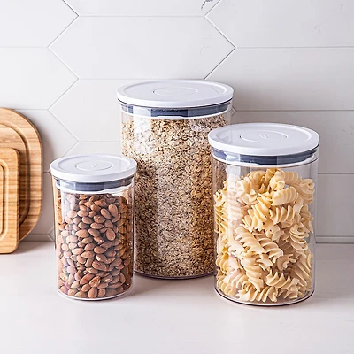 OXO Good Grips Pop 2.0 Storage Canister Round Combo - S/3 (Clear)