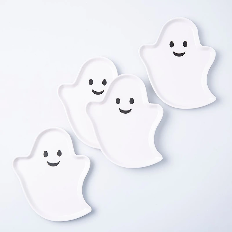 KSP Boo Melamine Tidbit Plate - Set of 4