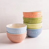 Staub Macaron Ceramic Bowls - Set of 6 400ml