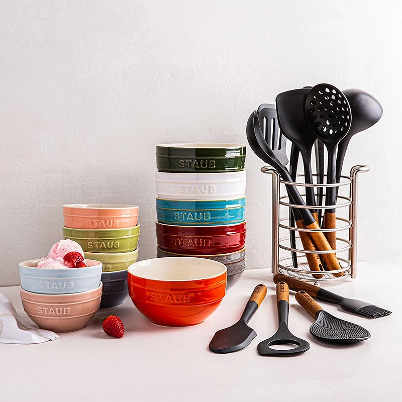 Staub Rainbow Ceramic Bowls - Set of 6 700ml