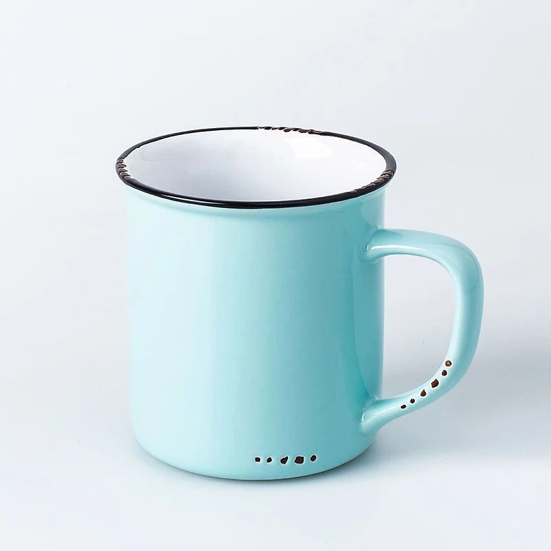 Abbott Enamel Look Stoneware Mug 14oz. (Mint)