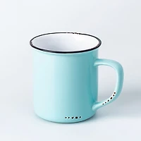 Abbott Enamel Look Stoneware Mug 14oz. (Mint)