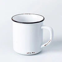 Abbott Enamel Look Stoneware Mug 14oz. (White)