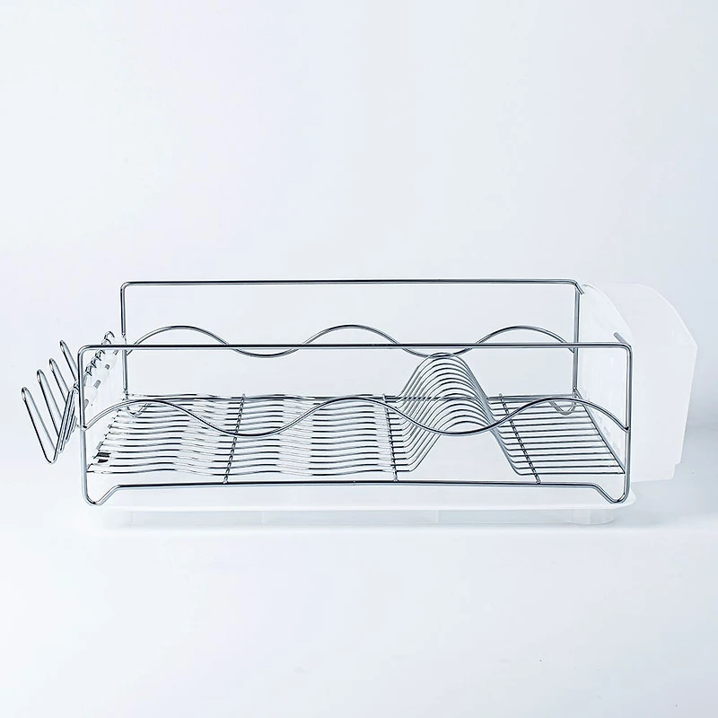KSP Wave Dish Rack with Tray (Chrome