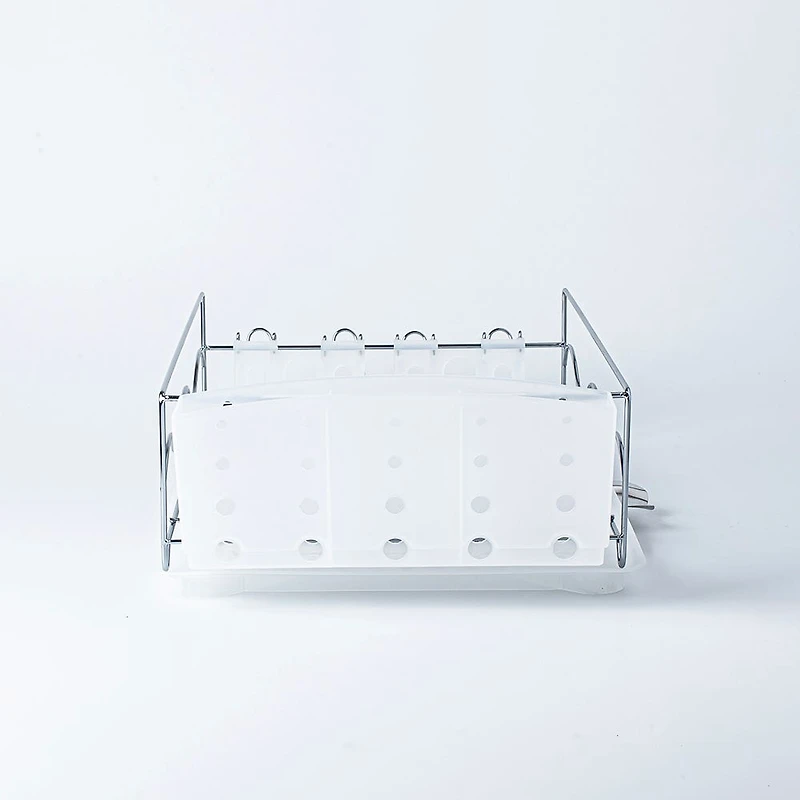KSP Wave Dish Rack with Tray (Chrome