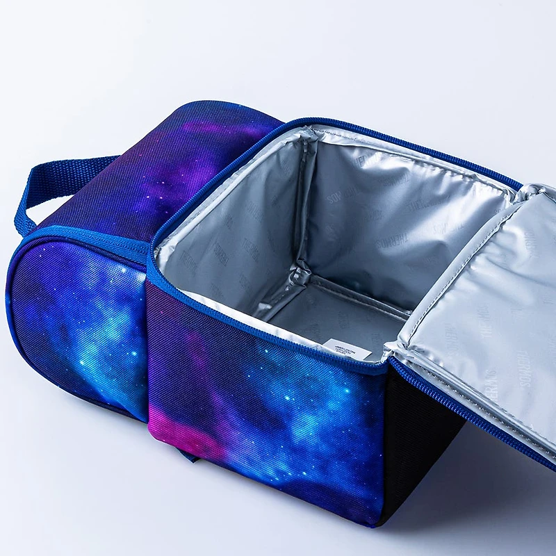 Thermos Galaxy Dual Insulated Lunch Bag (Navy/Purple)