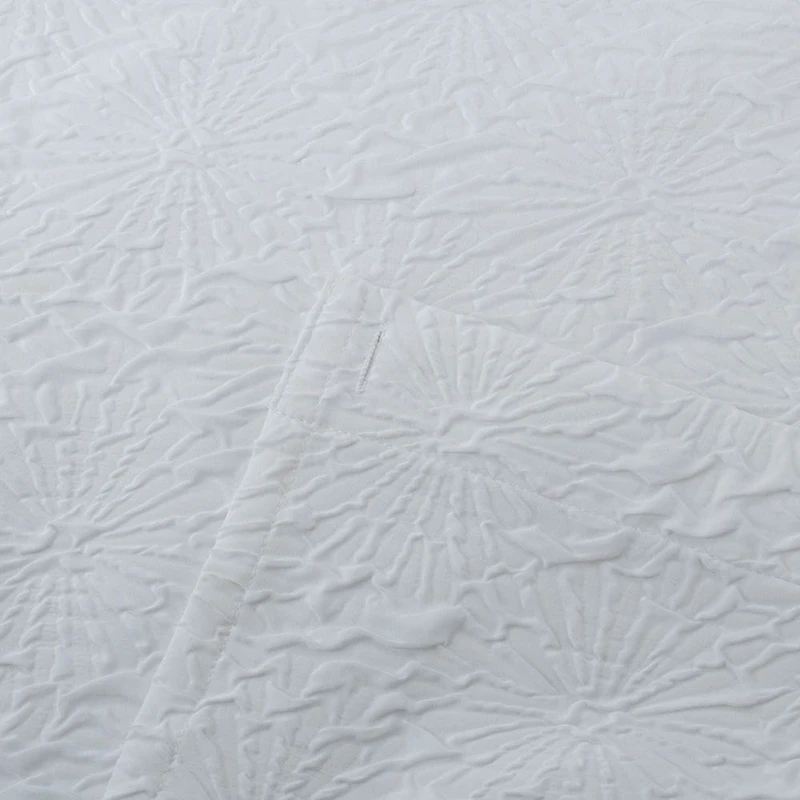 Moda At Home Polyester Fabric 'Riveria' Shower Curtain (White)